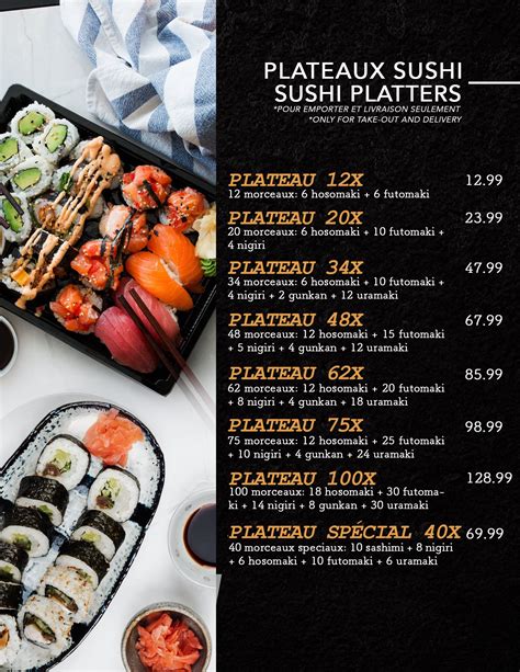 Menu — YEN Cuisine Japonaise.